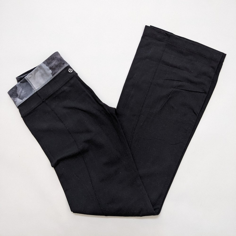 Lululemon groove black pants, women's 6